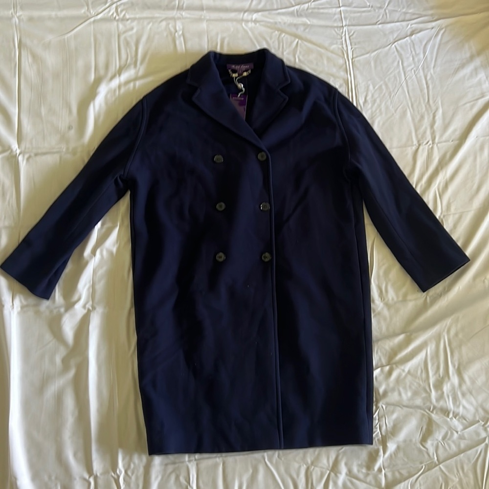 Ralph Lauren Purple Label Womens Trenchcoat 100% WOOL